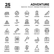 冒险线图标集