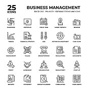 业务管理线图标集