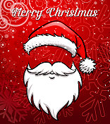 圣诞老人的脸象征 圣诞老人的脸象征