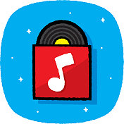 黑胶唱片涂鸦 黑胶唱片涂鸦