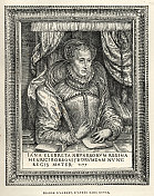 从1555年到1572年，纳瓦拉的王后珍妮・德阿尔布莱特的肖像