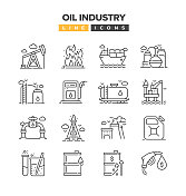 石油行业线图标设置