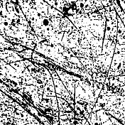 灰尘点垃圾纹理。黑色灰尘Scratchy Pattern。抽象的背景。矢量设计作品。变形的效果。裂缝。