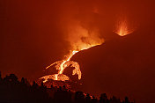 康伯利维亚火山爆发。10／18／2021