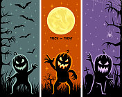 万圣节的横幅 万圣节的横幅