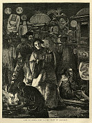 中国元宵节，花灯宴，中国，1870年代，19世纪
