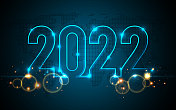 2022年新年快乐背景