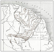 法属圭亚那的古法国地图