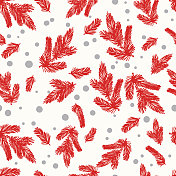 圣诞无缝背景图案