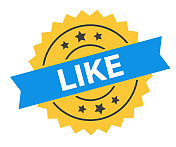 喜欢-印章,印,印章模板。难看的东西效果。向量股票插图 喜欢-印章,印,印章模板。难看的东西效果。向量股票插图