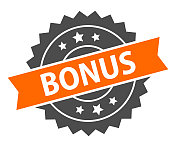 奖金-印章，印，印章模板。难看的东西效果。向量股票插图