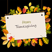 感恩节快乐。框架设计理念。