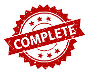 完整-印章，印鉴，印章模板。向量股票插图