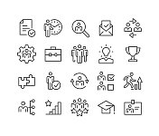 人力资源和管理图标-经典系列 人力资源和管理图标-经典系列