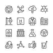 化学图标-单线系列