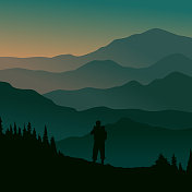 晚上美丽的风景 晚上美丽的风景