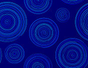 无缝蓝水波纹抽象背景图案