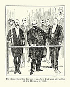 维多利亚时代的政治丑闻腐败,高利贷调查,约翰・柯克伍德在下议院的律师 维多利亚时代的政治丑闻腐败,高利贷调查,约翰・柯克伍德在下议院的律师