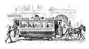 德国柏林的马车电车，1889年