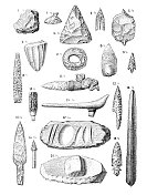 弗林特古董插图: