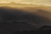 清晨，泰国江莱省土井昌的美丽风景