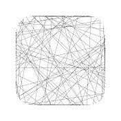 圆角正方形图案的对角线 圆角正方形图案的对角线