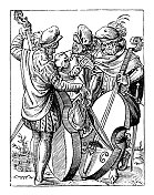 德国音乐家演奏弦乐器音乐约1550年 德国音乐家演奏弦乐器音乐约1550年