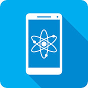 Atom智能手机图标剪影
