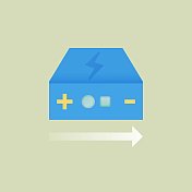 逆变器平面图标