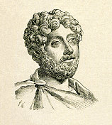 马可・奥里利乌斯罗马皇帝绘画1896年 马可・奥里利乌斯罗马皇帝绘画1896年