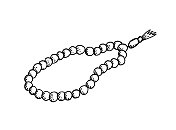 手画念珠 手画念珠