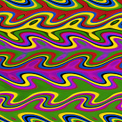 多色扭曲的线条图案 多色扭曲的线条图案