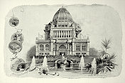 美国建筑，芝加哥世博会行政大楼，1893年，19世纪