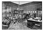 古色古香的伦敦照片:财政部的老会议室