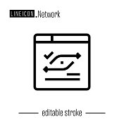 网络线路的图标