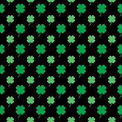 可爱的四叶三叶草无缝图案 可爱的四叶三叶草无缝图案