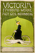 Ad vor维多利亚自行车制造商，纽伦堡，德国