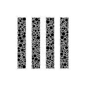 黑点,无重叠填充四个矩形形成正方形。 黑点,无重叠填充四个矩形形成正方形。