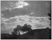 古色古香的大峡谷旅行照片:夜晚