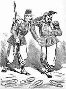 一个德国士兵对一个法国士兵说:来，看看你的失败