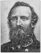 著名人物的古董肖像:托马斯・乔纳森・杰克逊，石墙