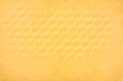 淡金黄色或芥末黄色梯度彩色照明垃圾与微妙的抽象形状的所有图案充满活力的矢量背景