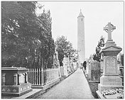 爱尔兰的古董照片:奥康奈尔纪念碑