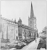 爱尔兰古董照片:伦敦德里大教堂