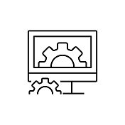 电脑线图标 电脑线图标