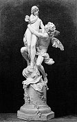 丘比特在奥林匹斯接受赛姬，雕像