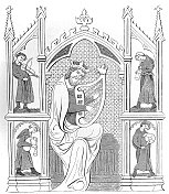 大卫王作为竖琴演奏者 大卫王作为竖琴演奏者