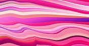 矢量紫色条纹波浪图案纺织背景