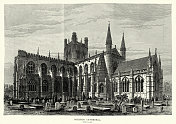 切斯特大教堂，英格兰，19世纪，罗马式，哥特式建筑