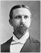 1898年，来自堪萨斯州劳伦斯的古董照片:Rev Willis G Banker